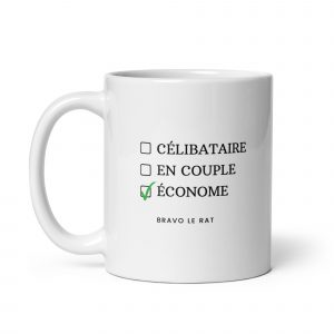Mug Blanc Brillant - Econome