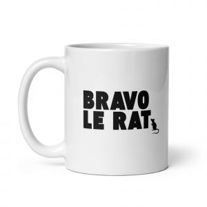 Mug Blanc Brillant - Bravo Le Rat